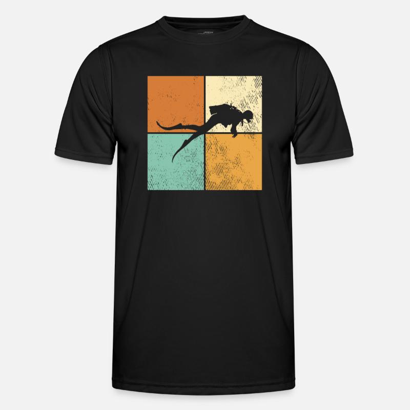 Tauchen Männer Funktions-T-Shirt