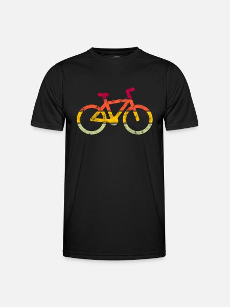 Vélo Rétro - T-shirt sport Homme - noir