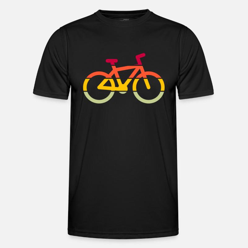 Bicycle Retro - Men's Functional T-Shirt - black