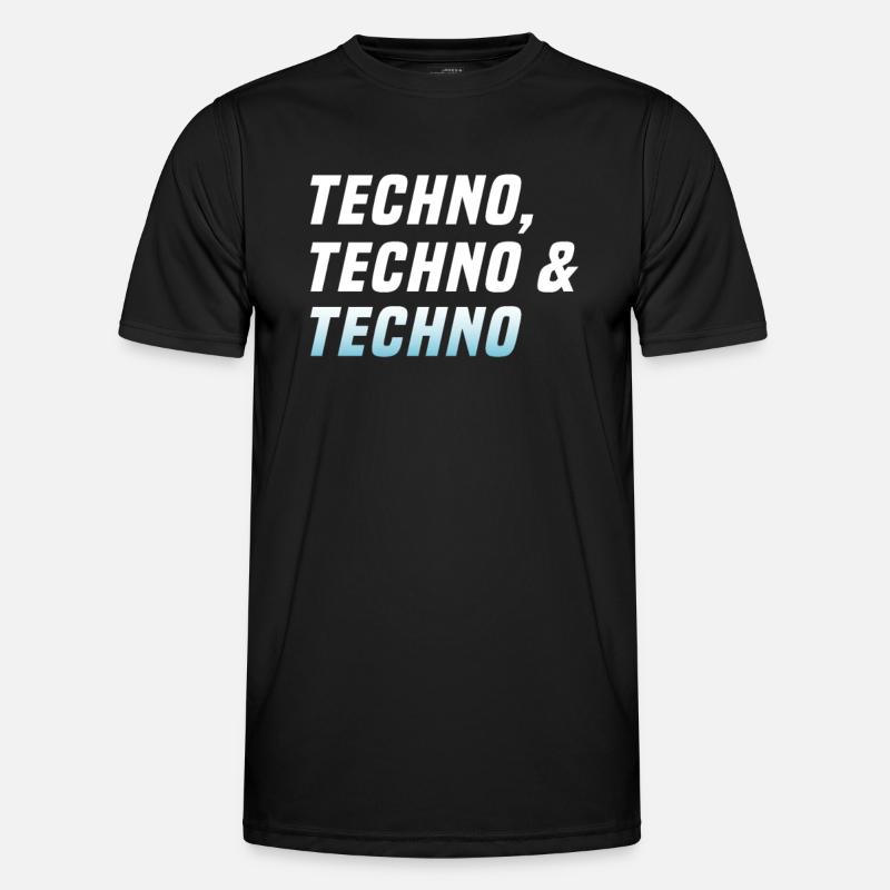 Techno Techno Techno - Men's Functional T-Shirt - black