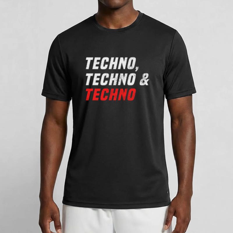Techno Techno Techno T-shirt sport Homme