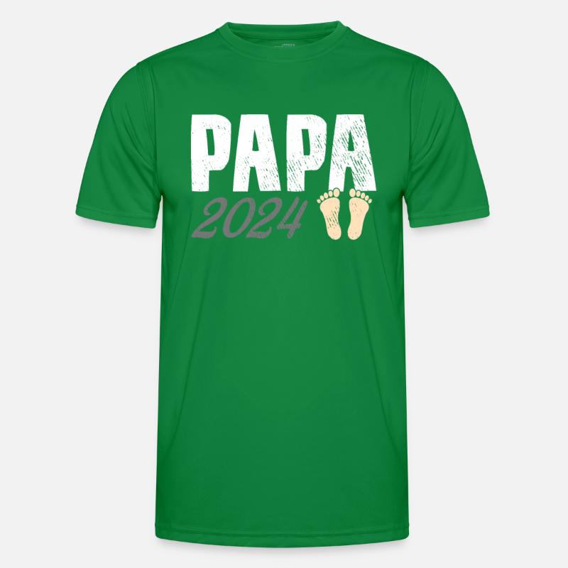 Papa 2024 Männer Funktions-T-Shirt