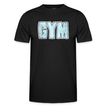 Gym Fitnessstudio - Männer Funktions-T-Shirt - Schwarz - Vorne - AI Model Male 178 dark (178cm)