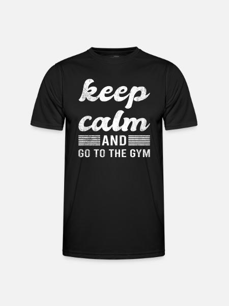 Gym Saying - Men's Functional T-Shirt - black