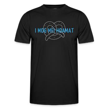 Dicton de la patrie de Bavière - T-shirt sport Homme - noir - Devant - AI Model Male 178 dark (178cm)
