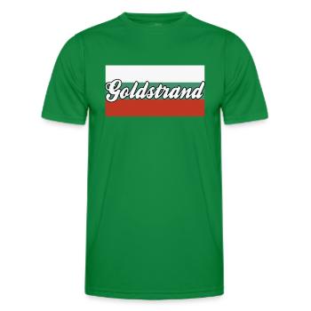 Golden Sands Bulgaria - Men's Functional T-Shirt - kelly green - Front - AI Model Male 178 dark (178cm)