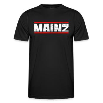 Mainz - Men's Functional T-Shirt - black - Front - AI Model Male 178 dark (178cm)