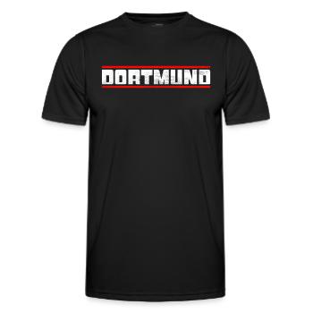 Dortmund - T-shirt sport Homme - noir - Devant - AI Model Male 178 dark (178cm)
