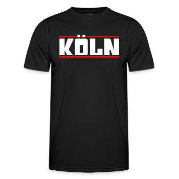 Cologne - T-shirt sport Homme - noir - Devant - AI Model Male 178 dark (178cm)