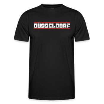 Dusseldorf - T-shirt sport Homme - noir - Devant - AI Model Male 178 dark (178cm)