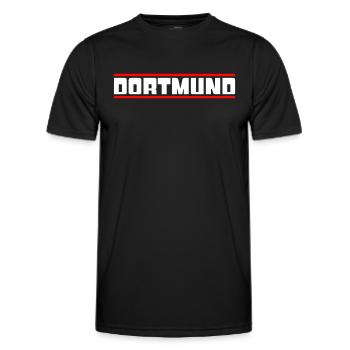Dortmund - T-shirt sport Homme - noir - Devant - AI Model Male 178 dark (178cm)