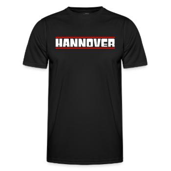 Hanover - Men's Functional T-Shirt - black - Front - AI Model Male 178 dark (178cm)