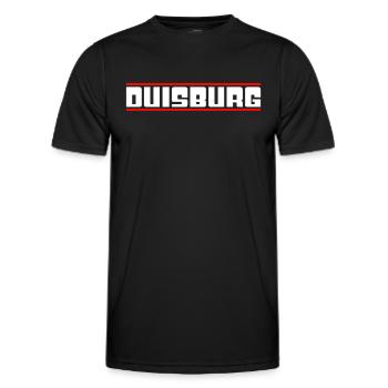 Duisbourg - T-shirt sport Homme - noir - Devant - AI Model Male 178 dark (178cm)