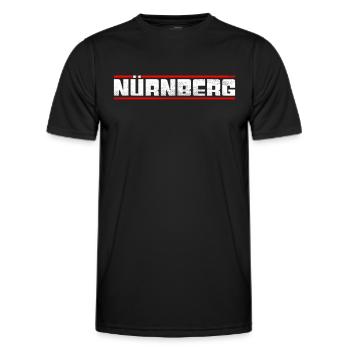 Nuremberg - T-shirt sport Homme - noir - Devant - AI Model Male 178 dark (178cm)