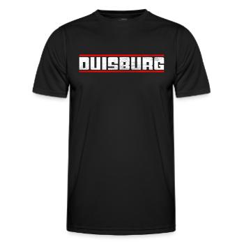 Duisbourg - T-shirt sport Homme - noir - Devant - AI Model Male 178 dark (178cm)