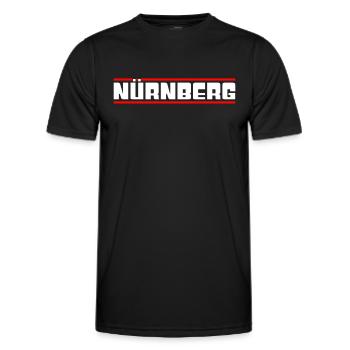 Nuremberg - T-shirt sport Homme - noir - Devant - AI Model Male 178 dark (178cm)