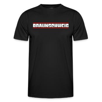 Braunschweig - T-shirt sport Homme - noir - Devant - AI Model Male 178 dark (178cm)
