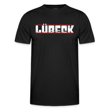 Lübeck - T-shirt sport Homme - noir - Devant - AI Model Male 178 dark (178cm)