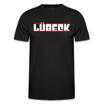 Lübeck - T-shirt sport Homme - noir - Devant - AI Model Male 178 dark (178cm)