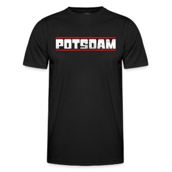 Potsdam - T-shirt sport Homme - noir - Devant - AI Model Male 178 dark (178cm)