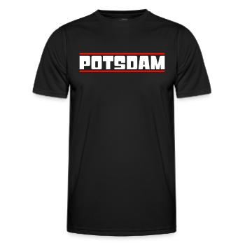 Potsdam - T-shirt sport Homme - noir - Devant - AI Model Male 178 dark (178cm)