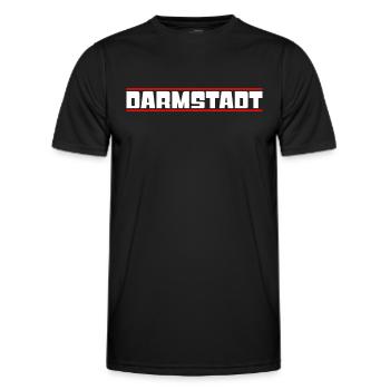 Darmstadt - Men's Functional T-Shirt - black - Front - AI Model Male 178 dark (178cm)
