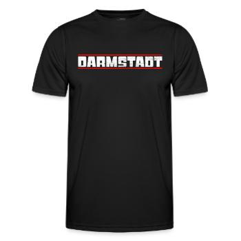 Darmstadt - Men's Functional T-Shirt - black - Front - AI Model Male 178 dark (178cm)
