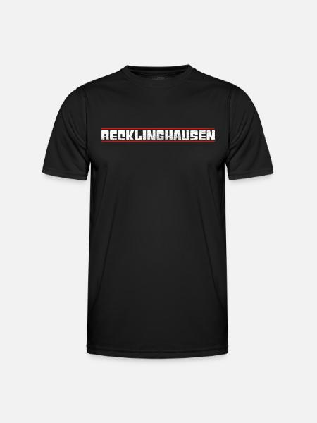 Recklinghausen - Männer Funktions-T-Shirt - Schwarz