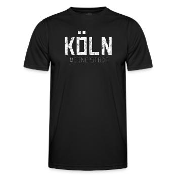 Köln Meine Stadt - Männer Funktions-T-Shirt - Schwarz - Vorne - AI Model Male 178 dark (178cm)