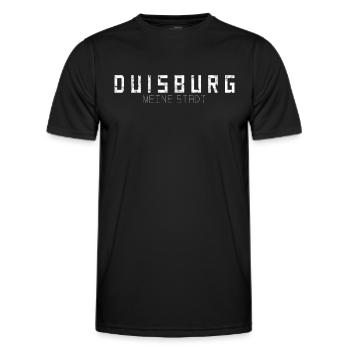 Duisbourg Ma ville - T-shirt sport Homme - noir - Devant - AI Model Male 178 dark (178cm)