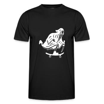 Couteau de patineur de la mort - T-shirt sport Homme - noir - Devant - AI Model Male 178 dark (178cm)