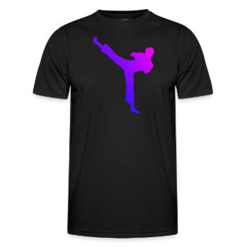 Kickboxing Kickboxer Femmes Kickboxing - T-shirt sport Homme - noir - Devant - AI Model Male 178 dark (178cm)