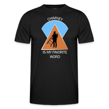 Chimney Sweep Chimney Sweep - Men's Functional T-Shirt - black - Front - AI Model Male 178 dark (178cm)