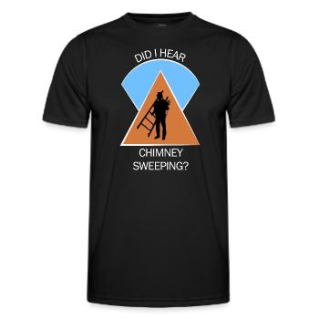 Chimney Sweep Chimney Sweep - Men's Functional T-Shirt - black - Front - AI Model Male 178 dark (178cm)