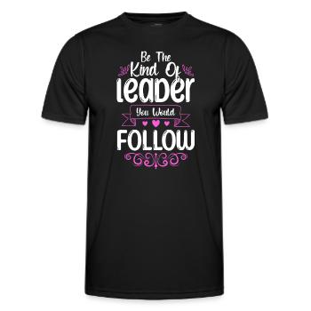 Boss Büro Firma Angestellter - Männer Funktions-T-Shirt - Schwarz - Vorne - AI Model Male 178 dark (178cm)