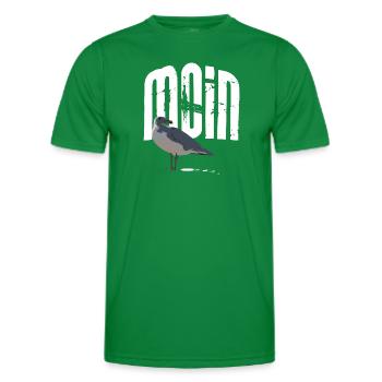 MOIN Schiss - Männer Funktions-T-Shirt - Kelly Green - Vorne - AI Model Male 178 dark (178cm)