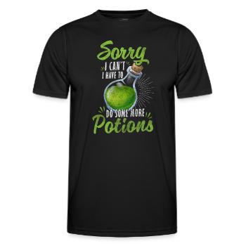 Chemistry Nature Magic Science - Men's Functional T-Shirt - black - Front - AI Model Male 178 dark (178cm)