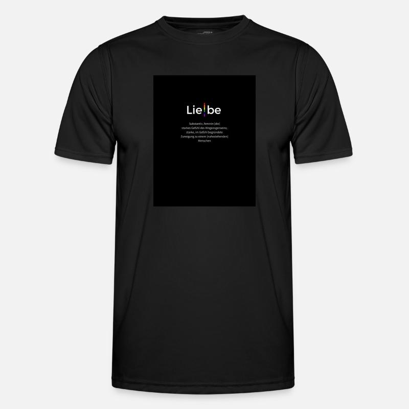 Liebe Männer Funktions-T-Shirt