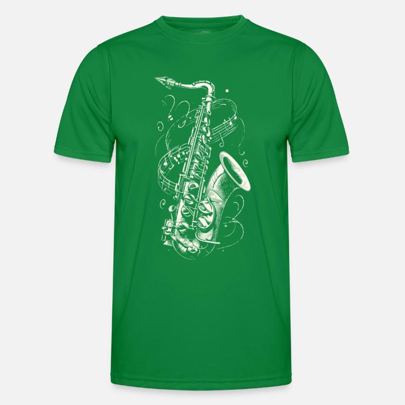 Saxophone T-shirt sport Homme