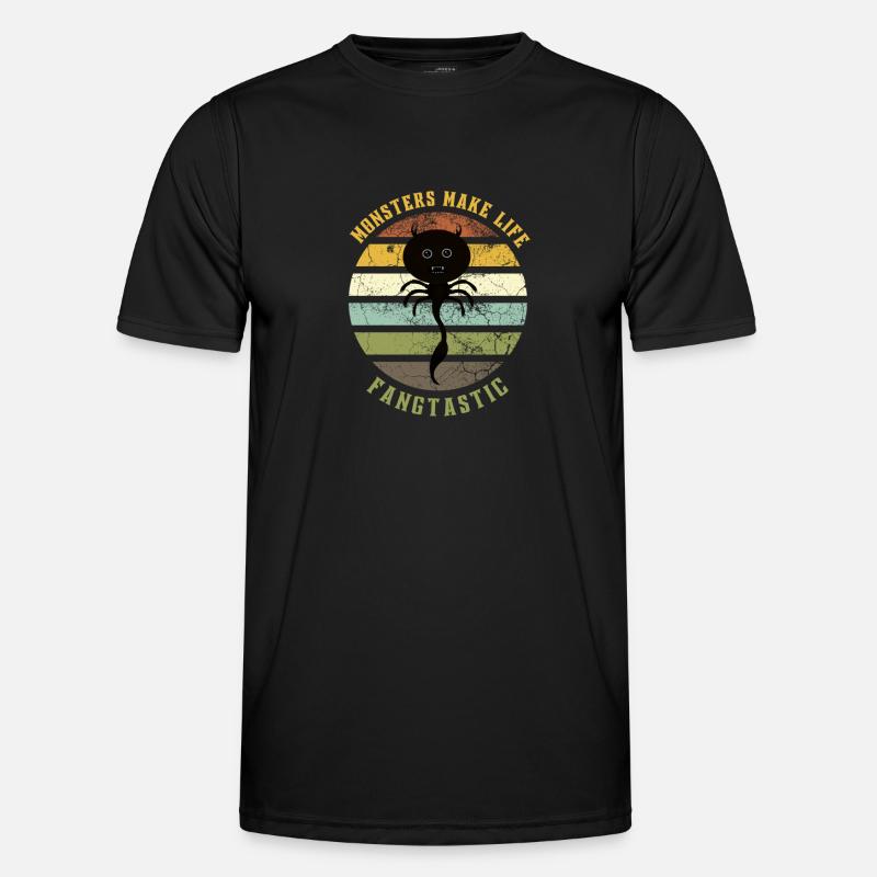 Fangtastic - Männer Funktions-T-Shirt - Schwarz