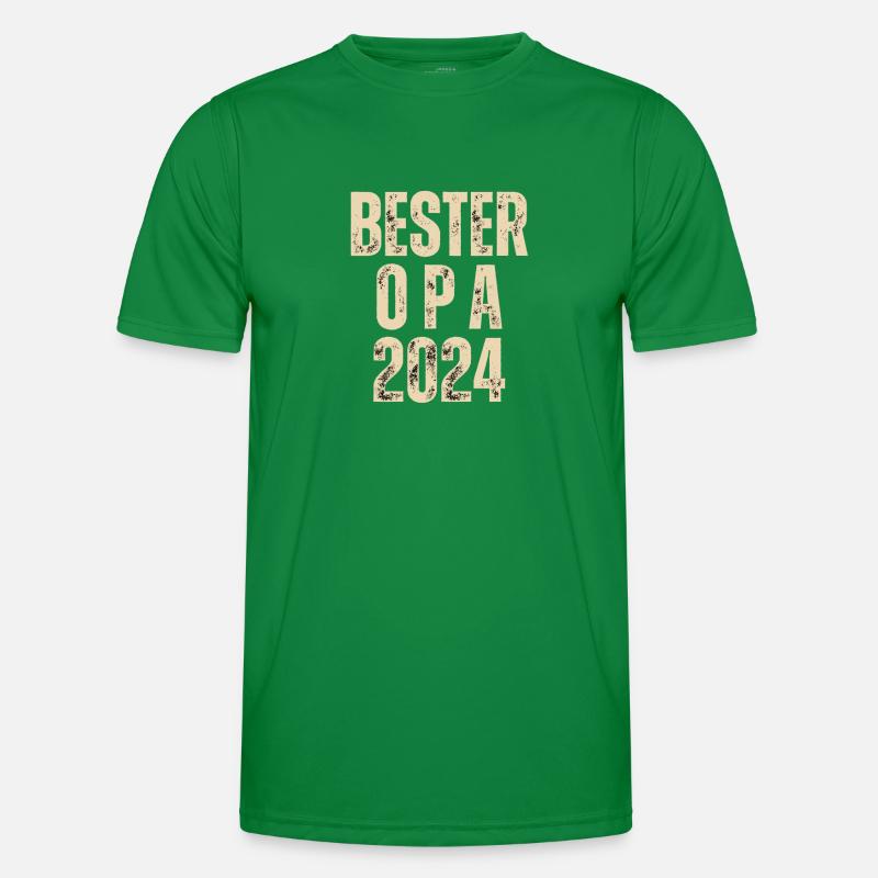 BESTER OPA 2024 Männer Funktions-T-Shirt