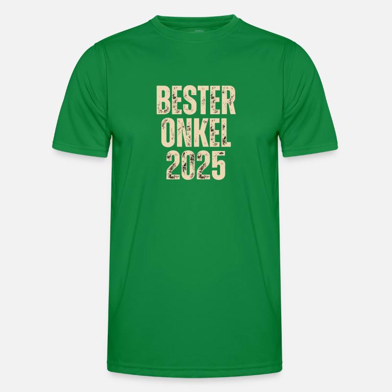BESTER ONKEL 2025 Männer Funktions-T-Shirt