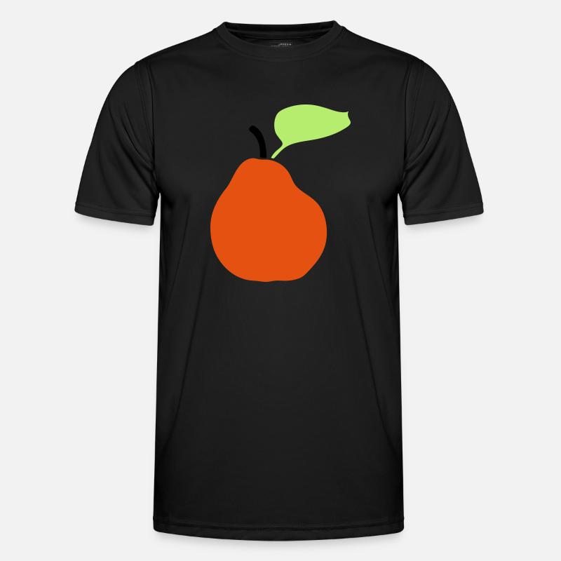 pear fruit - Men's Functional T-Shirt - black