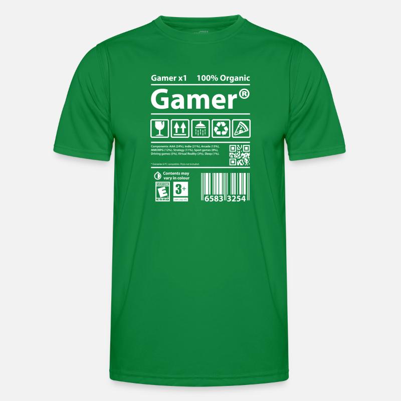 Code-barres Gamer V2 T-shirt sport Homme