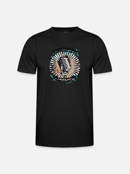 Slice6 - Männer Funktions-T-Shirt - Schwarz