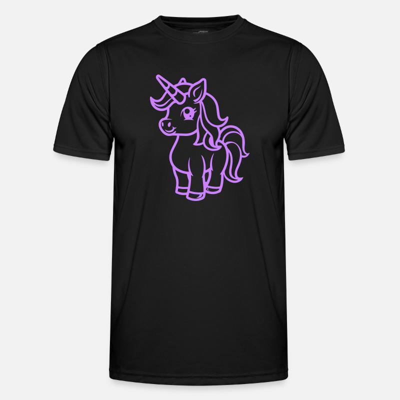 einhorn Männer Funktions-T-Shirt