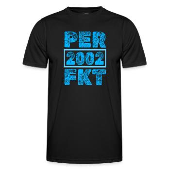 Parfait 2002 - T-shirt sport Homme - noir - Devant - AI Model Male 178 dark (178cm)