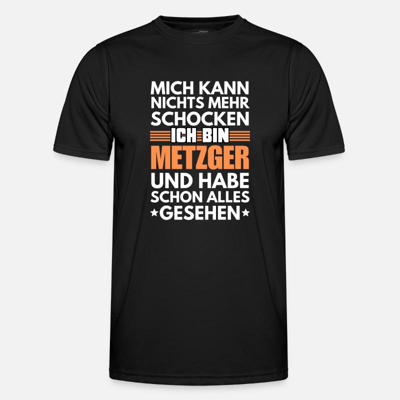 Non-Shockable Butcher - Men's Functional T-Shirt - black