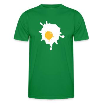 Ein Spiegelei - V2 - Männer Funktions-T-Shirt - Kelly Green - Vorne - AI Model Male 178 dark (178cm)