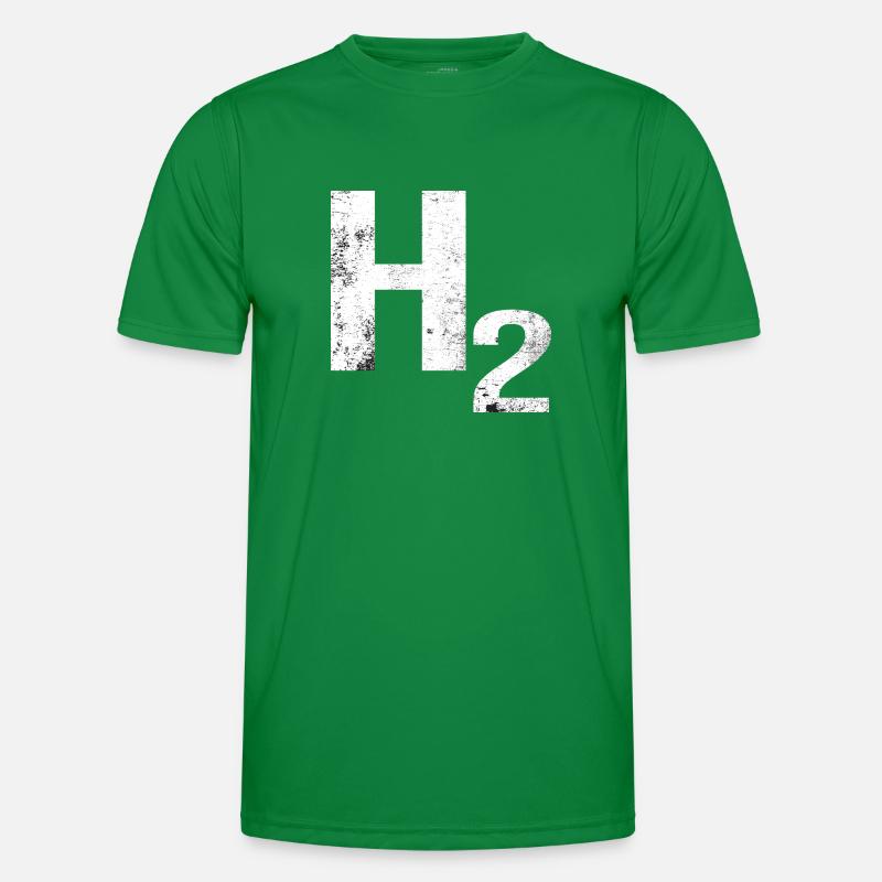 H2 Hydrogène T-shirt sport Homme